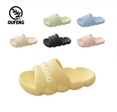 China CUSHIONING Logo Slides Hot Selling Good Quality Men's Slides New Design 2021 Fashion Custom Couples Men's Slides for sale