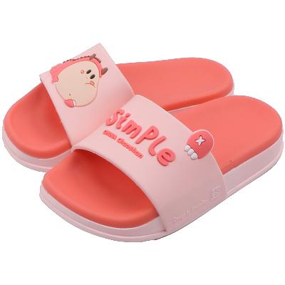 China Fashion Waterproof High Quality Summer Cartoon Pattern PVC Cute Kid Slippers en venta