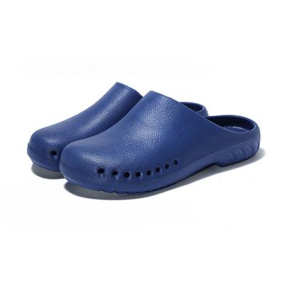 중국 Chinese Wholesale Waterproof Comfortable Breathable Safety Blue Breathable Safety Slipper Hospital Care Hospital Slip Shoes Work 판매용