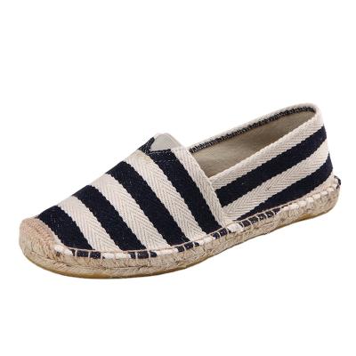 中国 Newest Fashion Trend Coloful Lady Elastic Weave Casual Stylish Canvas Shoes 販売のため