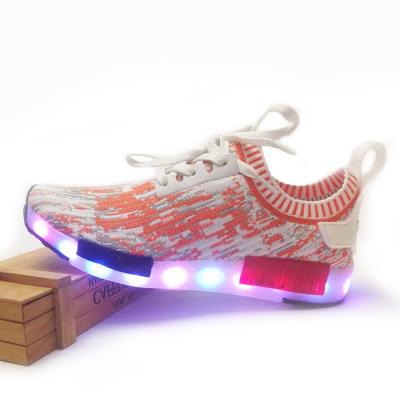 China 2017 New Sports Couple Shoe Design Radiation LED Light Lace Up Shoes à venda