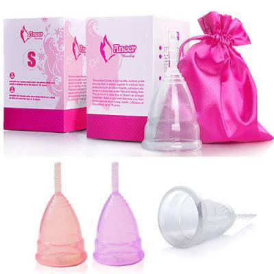 China Copo menstrual reusável do silicone médico para a senhora/rosa transparentes à venda