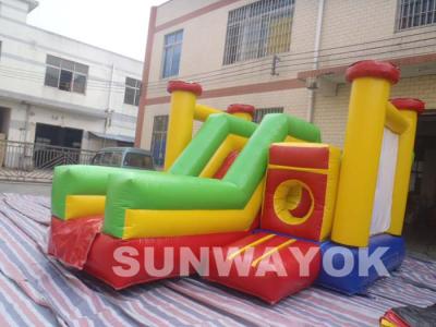 China Outdoor Inflatable Combo Bouncers With Funny Climbing / Jumping Slide for sale