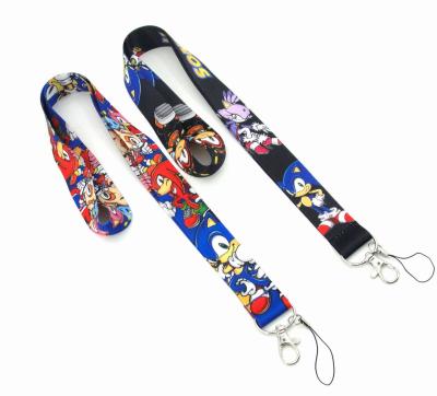 China Sonic Neck Strap Lanyards Lanyards Promotional Holder Rope Badge Pendant Key Chain Accessories for sale