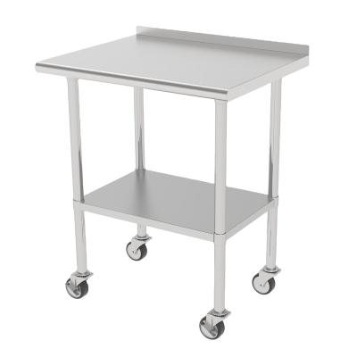 중국 (Others) 2022 Adjustable Wholesale High Quality Stainless Table With Upshelf Industrial Work Table 판매용