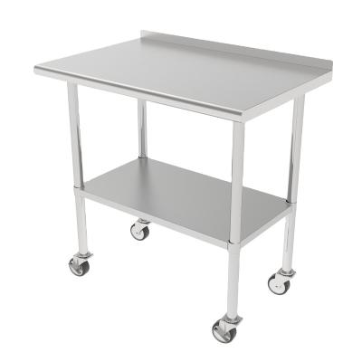 중국 (Other) price adjustable finest factory directly supply dismantled stainless steel food prep table for kitchen 판매용