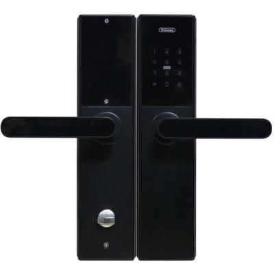 China Apartment house door and hotel top bluetooth remote control with TT lock app password smart door lock for hotel for sale