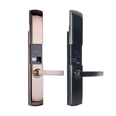 China Wide Application Entry Door Handle Lock Set Electric Fingerprint Door Lock for sale