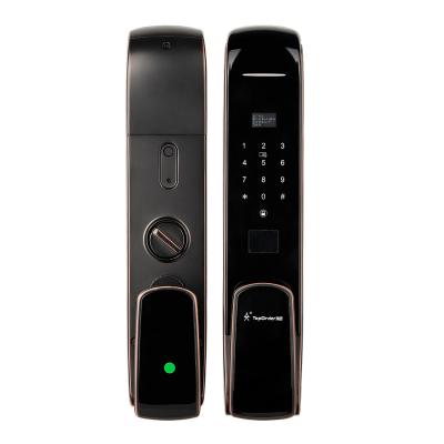 China Apartment Electronic Waterproof Smart Home Door Lock Without Handle for sale