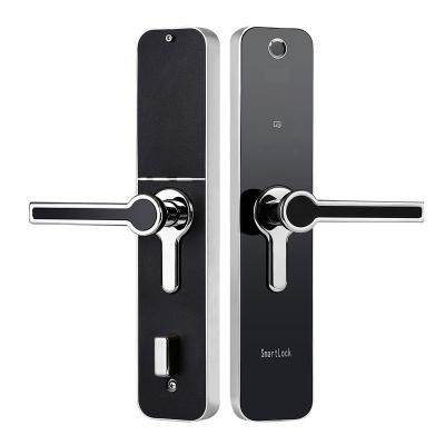 China Wooden Hotel Residence Door Lock Smart RFID Card Or Mechanical Key Unlock for sale