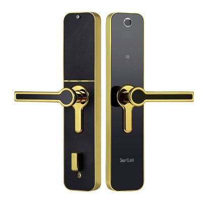 China Privacy Zinc Alloy Coin Security Apartment Mortise Smart Door Lock Set for sale