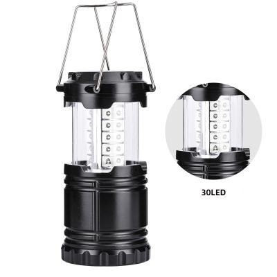 China 30 Ledsw Style Telescopic Handle LED Hanging Portable Camping Light With Hook Work Light Outdoor Led Camping Light for sale