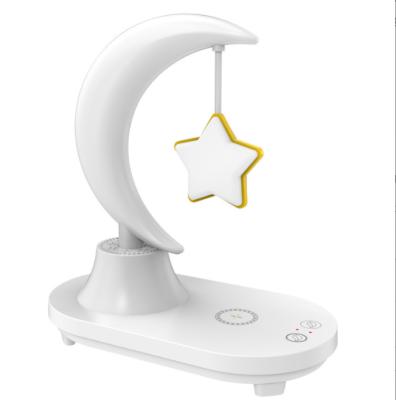 China Safe Atmosphere Light With Switch Touch Moon Stars Kids Projector Night Light Cuddly for sale