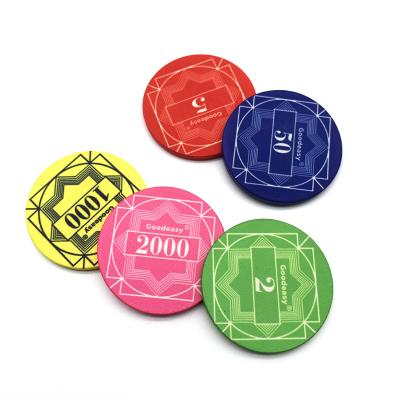 China Wholesale 10g EPT Ceramic Texas Hold'em Poker Chip Custom Golf Marker Poker Chips Luxury Wpt Baccarat Ceramic Poker Chips for sale