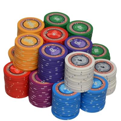 China Ceramic Ceramic Poker Chips For Sublimation High Quality Chips Poker Wholesale Poker Ceramic Chips for sale