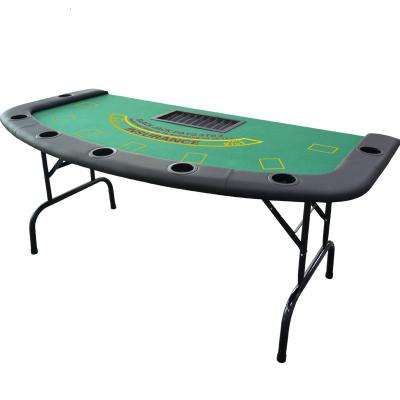 China Hot Selling Wholesale Modern Deluxe Poker Table 1.2cm Thickness MDF Board Casino Professional Poker Table Poker Modern Tables for sale