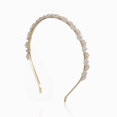 China Hot Selling 2020 Fashion Charare Pearl Headband Women Fancy Hair Accessories for sale