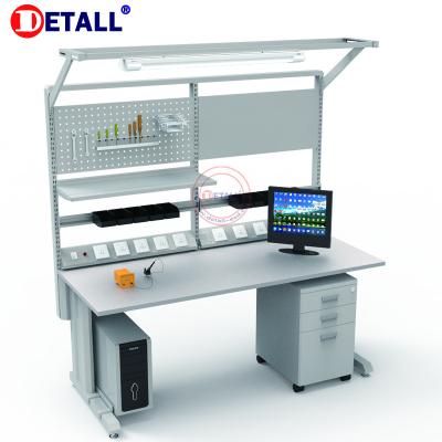 China Factory Detall Esd Electronic Board With Computer Stand And Light For Repaired Worker for sale