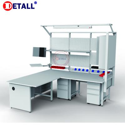 China Industrial Workshop Producer Aluminum Rolling Ultimate Storage Garage Workbench Steel Welding Top Table for sale