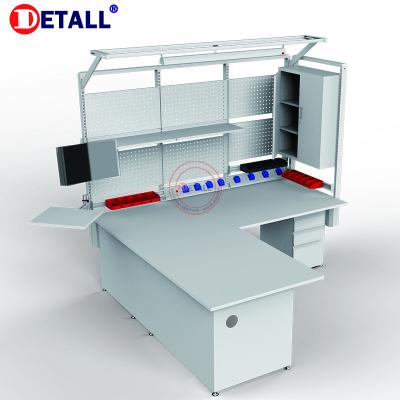 China Workshop/factory/warehouse/laboratory/clean room multifunctional steel frame drawer ESD garage industrial workbench for sale