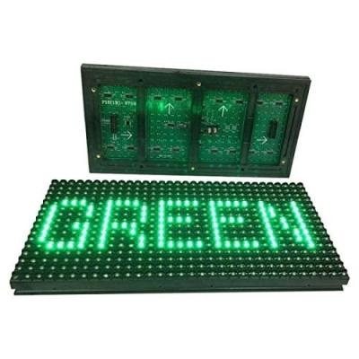 China Outdoor P10 LED display screen red white blue green ground rolling LED screen module 32 * 16 size for sale