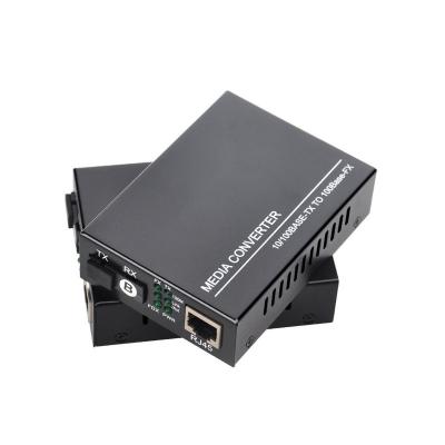 China SBS Media Converter 1 Media Converter 100m Port Duplex Ethernet Media Converter for sale