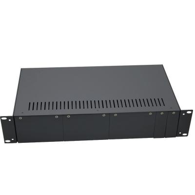 China Centralized Management 14 Slots Fiber Media Power Supply And Converter 19 Inch Rack Mount Chassis for sale