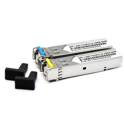 China SFP-GE-BIDI-20KM A+B SFP Module 1.25G WDM 20km SFP Module Transceiver for sale