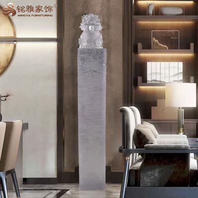 China Europe Large Chinese Style Kirin Pillar Sculpture Dragon Resin Indoor Outdoor Sculpture for sale