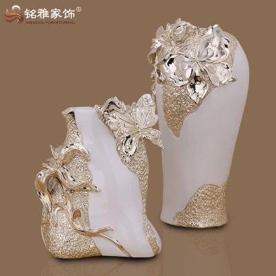 China Art Decor Hot Sales Table Decor Resin Decorative Flower Vase For Home Decoration for sale