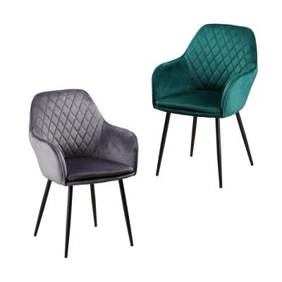 China Modern Green Velvet Tufted Dining Chairs For Kitchen Dining Chair for sale