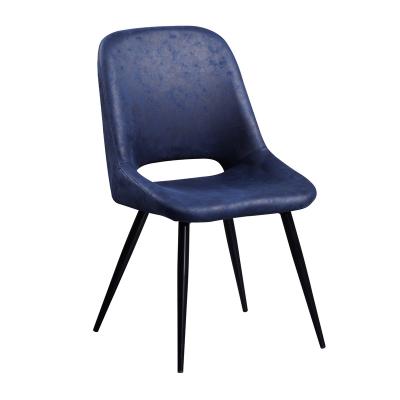 China PU Chair Nordic Velvet Dining Chairs Modern for sale