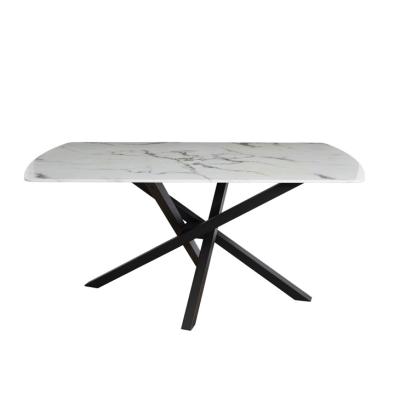 China 2021 Modern Dining Room Furniture Faux Marble Table Tops for sale