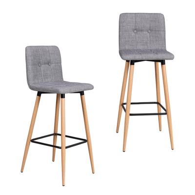 China 2021 modern metal frame black nordic simple bar stool for sale