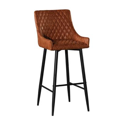 China Modern Modern Velvet Bar Stool for sale