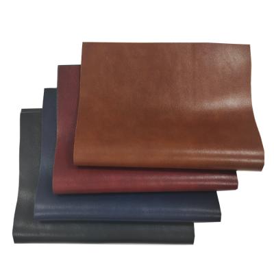 China Waterproof soft soft embossed PU synthetic leather new fashion woven backing for shoes and bags for sale