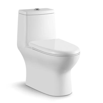 China Wholesale Cheap Sanitary Ware One Piece Toilets Wholesale Hotel Double-Flow Price WC Ceramic Commode Toilet for sale