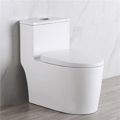 China High Quality Modern Siphonic One-piece Ceramic Commode Double-Flow WC Ware Bathroom Sanitary Ware Toilet Bowl for sale