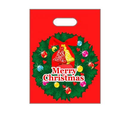 China Heavy Duty Custom Wholesale Christmas Gift Plastic Printing Shopping Bag for sale