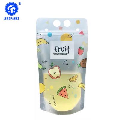 China Moisture Proof Shape Customized Logo Waterproof Biogradable High Quality Printed Juice Drink Packaging Plastic Laminated Bag for sale