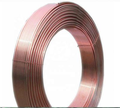 China Air condition or refrigerator copper pipe in roll for air condition and refrigerator pipe clamp for sale