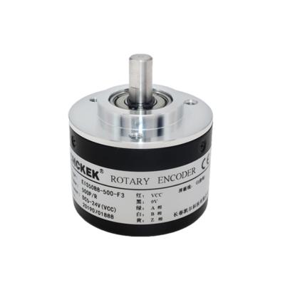 China S50 Construction Machinery Solid Shaft Optical Rotary Encoder 2500ppr TTL HTL ABZ Phase 24v DC Motor Incremental Rotary Encoder for sale