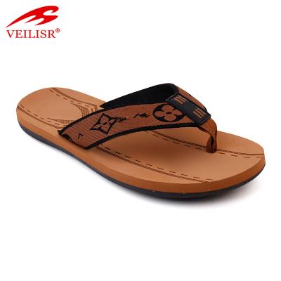 China New Design Fashion Street Fashion Trend Design Indoor Gym Men's Shoes PU Flip Flops for sale