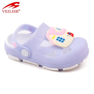 China Lightweight Outdoor Cardboard Style Kids PVC Clogs Kids Clogs Summer for sale