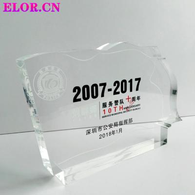 China Health Care Institutes Top Board Position Reception Hotel Souvenir Honor Award Competition Award Transparent Customized Sports Level And Games for sale