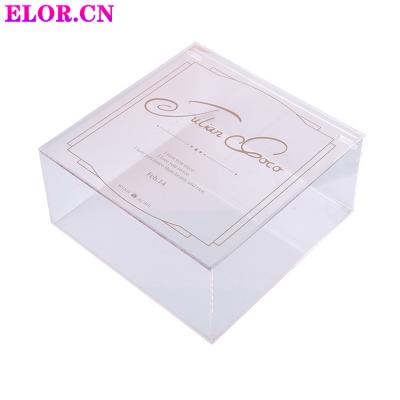 China Gift Box Elor Wholesale Customized New Material Flip Box With Printed Pattern Or Logo Used For Gift Box Highly Transparent Acrylic for sale