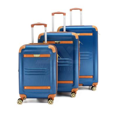 China For Travel Use Carry On Hard ABS PC Trolley Case Luggage Travel Bags 4 Wheel Suitcase for sale