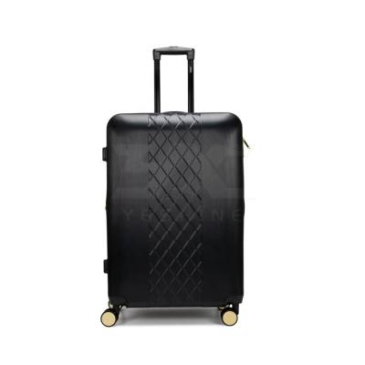 China For Travel Use 2022 Design ABS PC Luggage Neo Hard Shell Printed Suitcase Travel Bags for sale