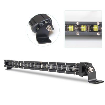 China Die Cast Aluminum Housing Led Light Bar IP69k 90w 20 Inch 6D Single Row Super Slim Led Light Bar for sale