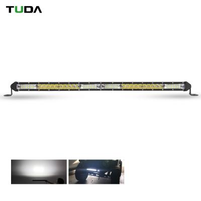 China Best Aluminum housi good quality Super Slim 12V 24V Diecast Driving Beam Hole 72W Waterproof Single Row Led Light Bar for sale